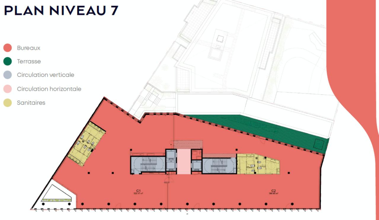 Bureau Paris 4200m² Location bureau Paris OLBUR2100333 20